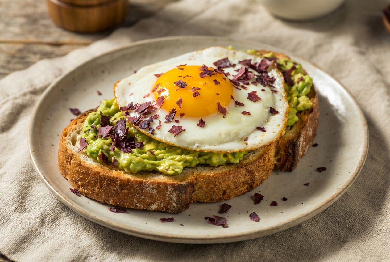 Avocado Toast with Dulse Flakes